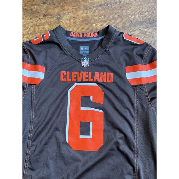 Nike Cleveland Browns On Field Baker Mayfield Jersey XL Dawg Pound Color Rush - Picture 2 of 4
